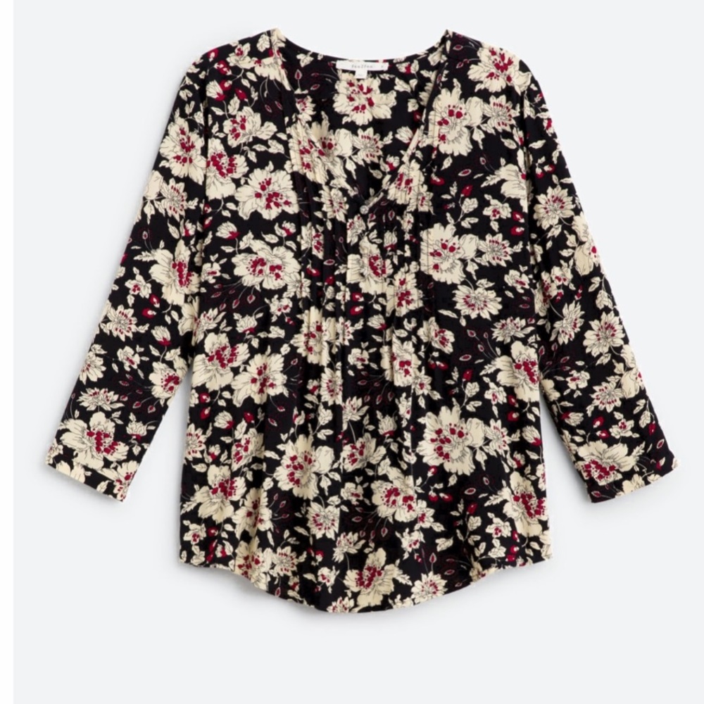 Maley Pleated Detail Top
